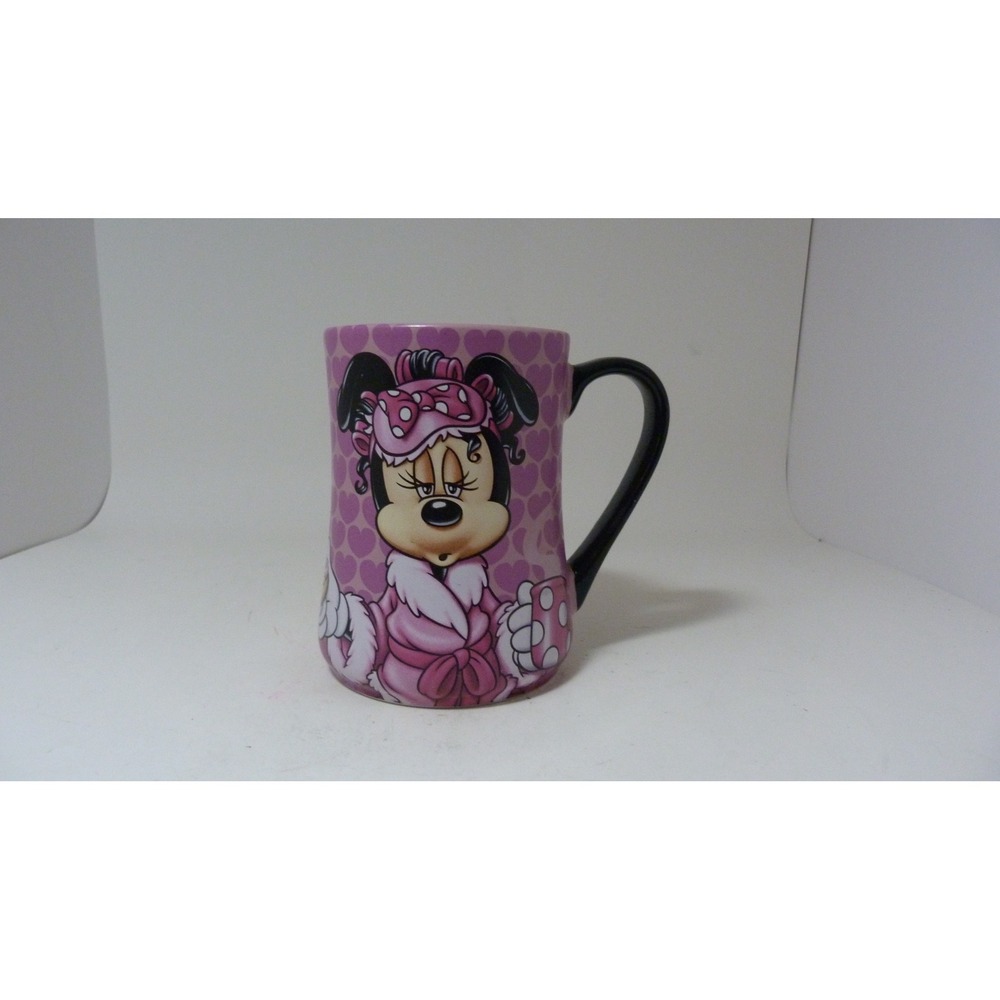 Disney Parks Minnie Mouse Mornings arent PRETTY Purple Heart Coffee Mug